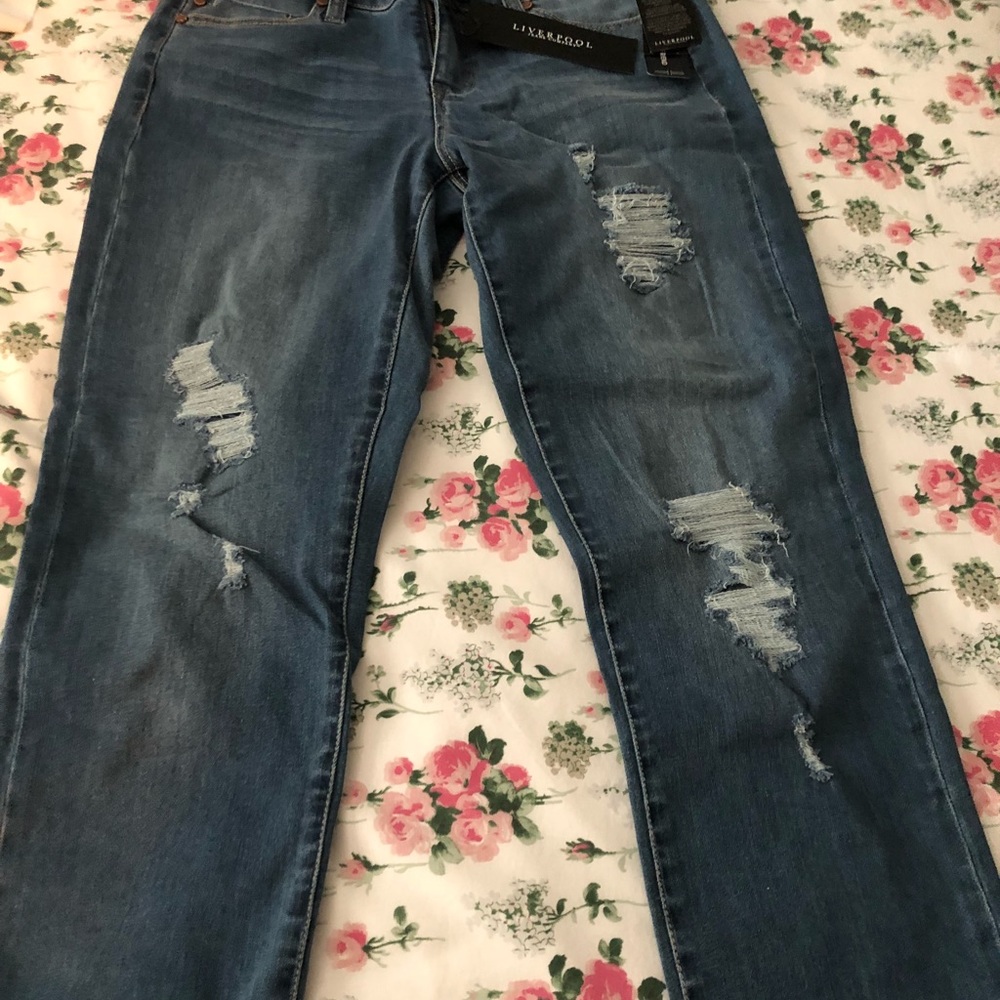 Liverpool cropped jeans